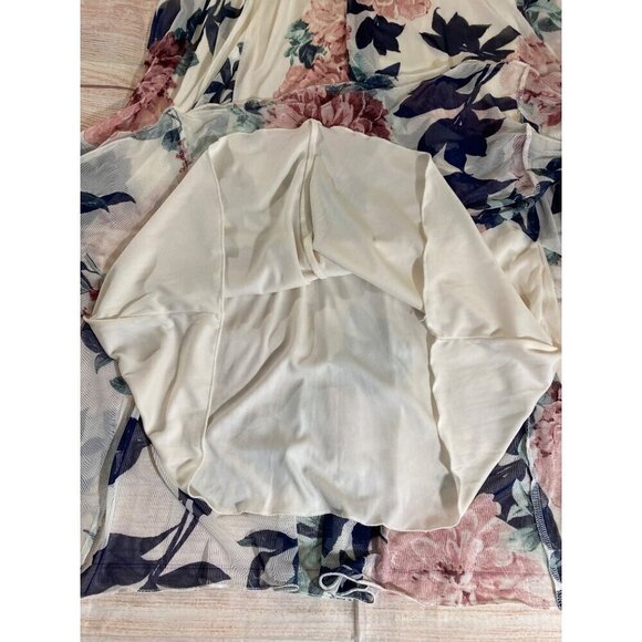 NWT En Focus Women's Soft Light Floral Maxi Dress - 10 - Picture 14 of 14